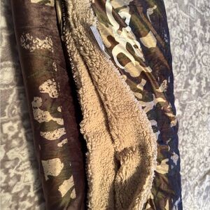 Browning Throw Blanket 50” x 60” Camouflage Sherpa-Lined